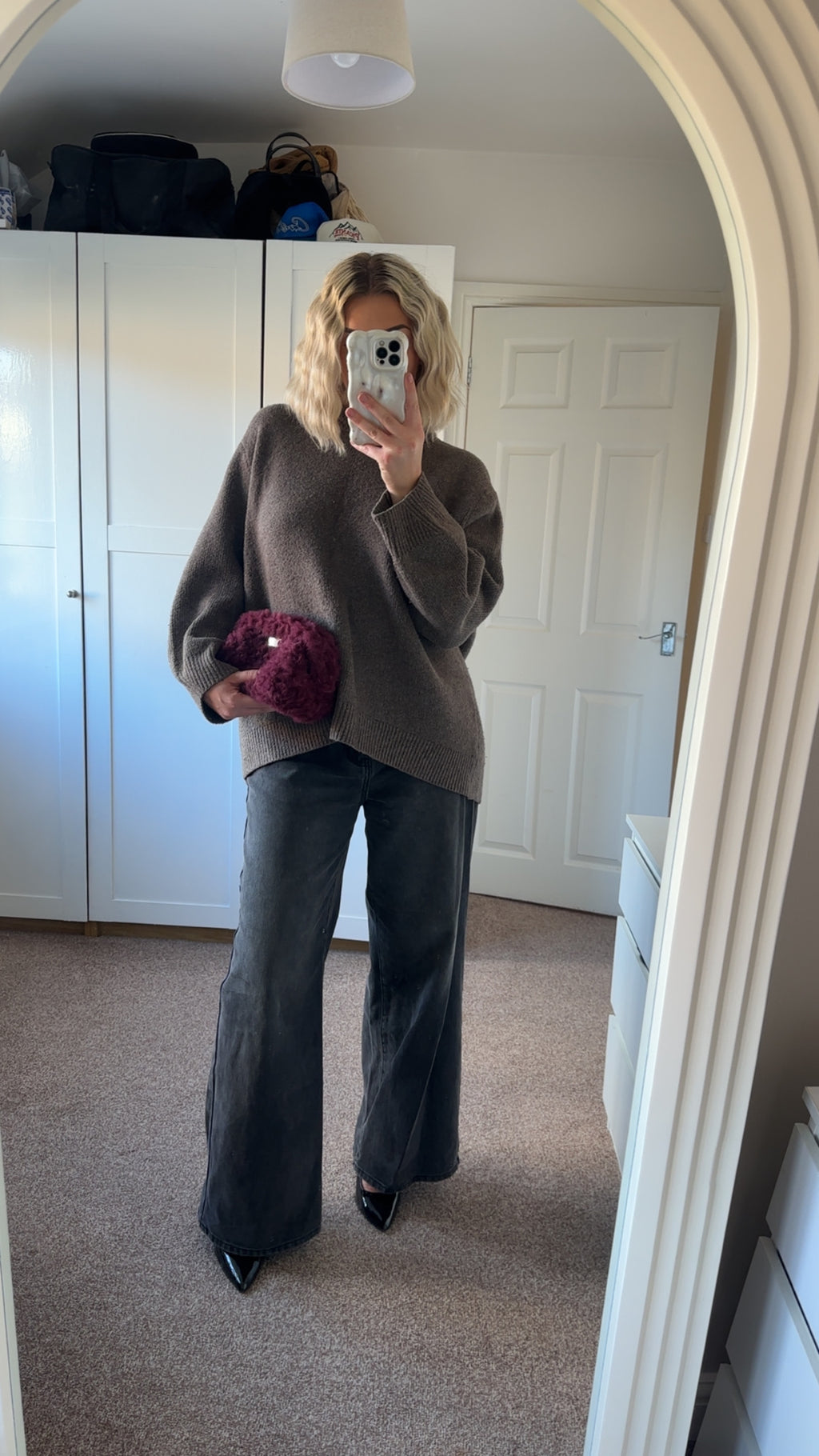 Mulled Berry Fluffy Clutch