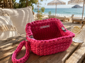 Sorrento Clutch-Hot Pink